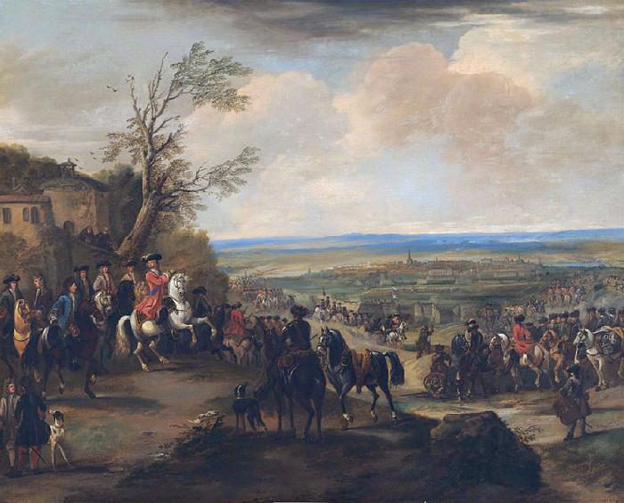 John Wootton The Duke of Marlborough at the Battle of Oudenaarde oil painting image